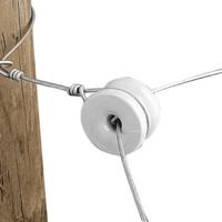 Gallagher Porseleinen rol hoekisolator wit (60) - 015141 015141 - thumbnail