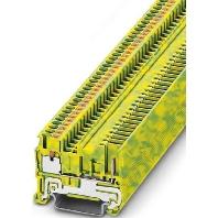 Phoenix Contact 3210059 Aardklem 3-etages 5.2 mm Snelaansluiting Groen, Geel 50 stuk(s)