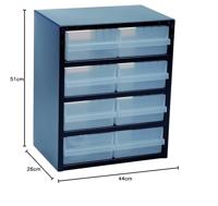 Raaco Ladekast met 8 laden type 25/8-2 - 137584 - 137584 - thumbnail