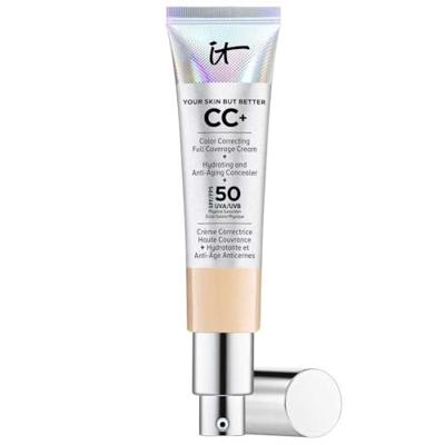 IT Cosmetics CC+ Color Corr. Full Coverage Cream SPF50 Medium - Tube 32 ml Concealer Dames IT Cosmetics CC+ Color Corr. Full Coverage Cream SPF50 Medium - Tube 32 ml Concealer Dames