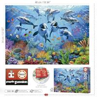 Puzzel Educa Party under the sea 500 Onderdelen - thumbnail