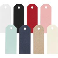 Creativ Company Manilla-labels, afm 3x8 cm, 220 gr, 16x20 stuk/ 1 doos - thumbnail