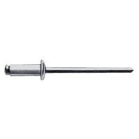 Gesipa Blindklinknagel | klinknagelschacht d x l 5 x 12 mm | aluminium / staal | 500 stuks - 1433503 1433503 - thumbnail