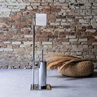 Sealskin Toiletbutler Tube met Toiletrolhouder en Toiletborstel met Houder Vrijstaand Chroom - thumbnail