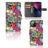 iPhone 13 Mini | Wallet Case | met Pasjes | Punk Rock - thumbnail