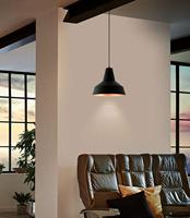 EGLO Somerton hangende plafondverlichting Flexibele montage Zwart, Koper E27 A, A+, A++, B, C, D, E - thumbnail