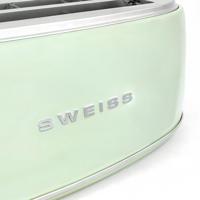 Vintage Toaster - SWEISS - GRV7 - 2 sleuven - 1500 W - Groen - thumbnail