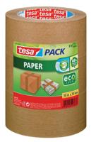 Tesapack paper ecoLogo, ft 50 mm x 50 m, bruin, pak van 3 stuks - thumbnail
