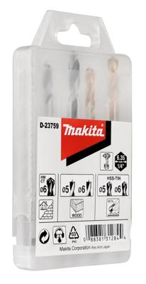 Makita Accessoires D-23759 Borenset 1/4" Vorm E - D-23759