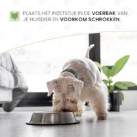 Eat Slow Live Longer Gobble Stopper M Green - thumbnail