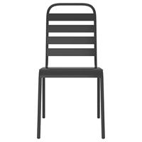 7-delige Tuinset staal antracietkleurig - thumbnail