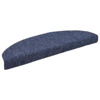 VidaXL Trapmatten zelfklevend 15 stuks 65x21x4 cm blauw halfrond groot - thumbnail