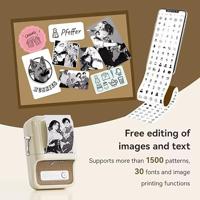 NIIMBOT B21 Pro Wireless Fotoprinter Printresolutie: 300 x 300 dpi - thumbnail