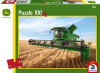 Schmidt legpuzzel John Deere Maaidorser S690 karton 100 stukjes - thumbnail