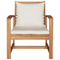 Tuinstoelen 2 pcs Bruin 60 x 65 x 76.5 cm Massief teakhout - thumbnail