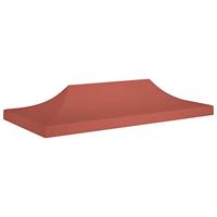 VidaXL Partytentdak 270 g/m² 6x3 m terracotta - thumbnail