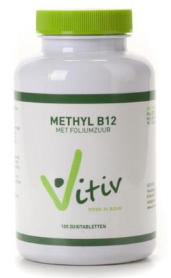 Vitiv Methyl B12 Zuigtabletten Vitiv Methyl B12 Zuigtabletten