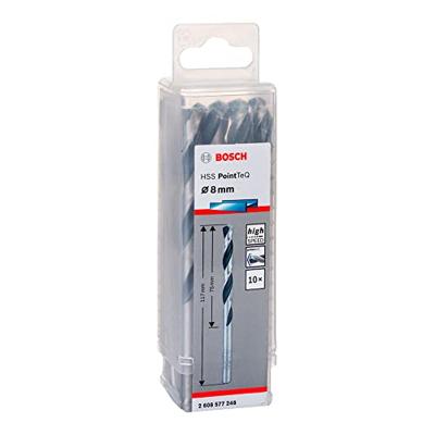 Bosch Accessoires 10X Metaalboor HSS Pointeq 8mm - 2608577248 Bosch Accessoires 10X Metaalboor HSS Pointeq 8mm - 2608577248