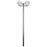 Tuinlantaarn met 2 peertjes 220 cm - thumbnail