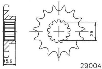 ESJOT Sprocket 525 16z standard