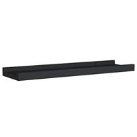 VidaXL Fotoplanken 2 st 40x9x3 cm mdf zwart - thumbnail