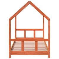 Kinderbedframe massief grenenhout wasbruin 90x190 cm - thumbnail