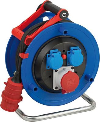 Brennenstuhl Kabelhaspel 30 mtr | IP44 | 5G1.5 | 400V | Voor de bouw | 1182720 - 1182720
