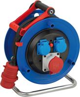 Brennenstuhl Kabelhaspel 30 mtr | IP44 | 5G1.5 | 400V | Voor de bouw | 1182720 - 1182720 - thumbnail