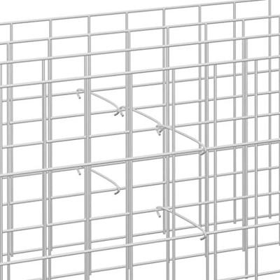 VidaXL Gabionhaken 50 st 20 cm gegalvaniseerd staal