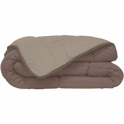 HUDSON microvezel licht dekbed 200g / m² 140x200cm taupe en linnen