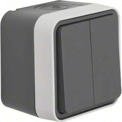 Berker 30753505 W.1 (opbouw) Serieschakelaar spatwaterdicht Grijs, Lichtgrijs 1 stuk(s) Berker 30753505 W.1 (opbouw) Serieschakelaar spatwaterdicht Grijs, Lichtgrijs 1 stuk(s)