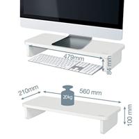 Leitz Ergo monitorstandaard, wit - thumbnail