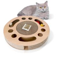 Nobleza Kattenspeelgoed - Karton met speelballen - Rond - thumbnail