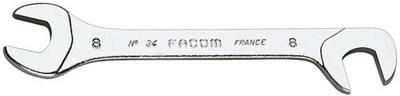 Facom steeksleutel micromechanica, bek 15° en 75° gebogen 14 mm - 34.14