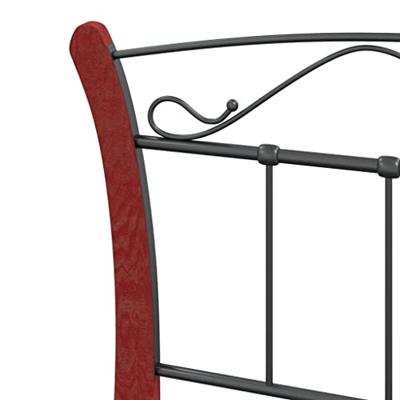 Bedframe metaal zwart 90x200 cm Bedframe metaal zwart 90x200 cm