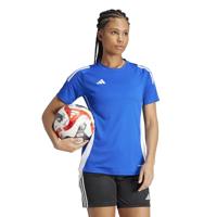 adidas Tiro 24 Trainingsshirt Dames Blauw Wit - thumbnail