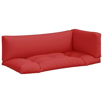 VidaXL Palletkussens 3 st stof rood VidaXL Palletkussens 3 st stof rood