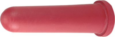 Kalveremmer speen 100mm "rood" super 100 mm