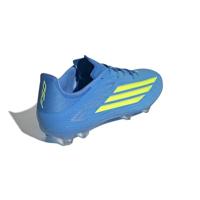 adidas F50 League Gras / Kunstgras Voetbalschoenen (MG) Blauw Neongeel - thumbnail