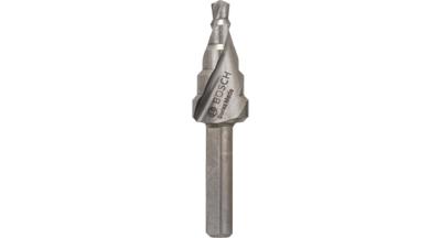Bosch Accessories 2608588065 HSS Getrapte boor 4 - 12 mm TiAIN Gezamenlijke lengte 66.5 mm 3 vlakken schacht 1 stuk(s)