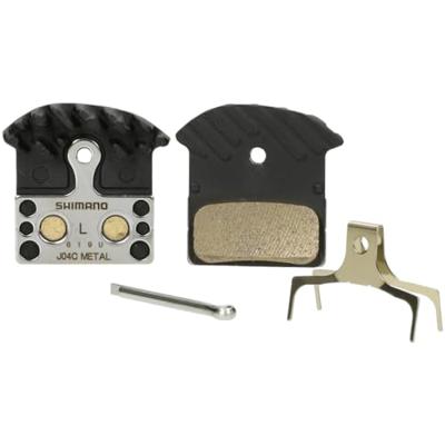 Shimano schijfremblokken J04C staal zwart/zilver 3 delig