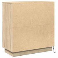 Dressoir met plank Sonoma Eiken 71 x 34,5 x 75 cm Bewerkt hout - thumbnail