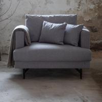 Nohr Fauteuil 'Tamora' kleur Grijs - thumbnail