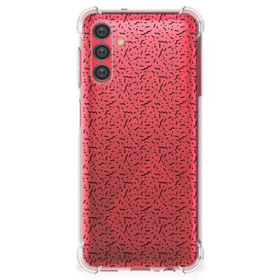 Samsung Galaxy A13 5G | A04s Doorzichtige Silicone Hoesje Stripes Dots Samsung Galaxy A13 5G | A04s Doorzichtige Silicone Hoesje Stripes Dots