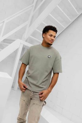 Black Bananas Monogram Waffle T-Shirt Heren Groen - Maat M - Kleur: Groen | Soccerfanshop