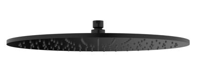 Wiesbaden luxe mess.hoofddouche rond 400 mmx8 mm mat-zwart