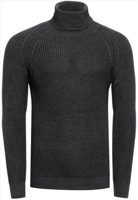 RustyNeal - Heren Coltrui - Antraciet - Longsleeve - Coltrui