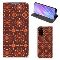 Samsung Galaxy S20 | Hoesje met Magneet | Batik Brown - thumbnail