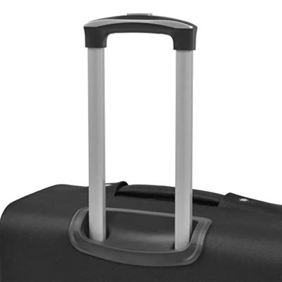 VidaXL Trolleyset zwart 3-delig