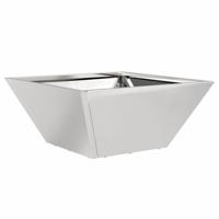 Tuin Kom Plantenbak 5 pcs Zilver 35 x 35 x 15 cm - thumbnail